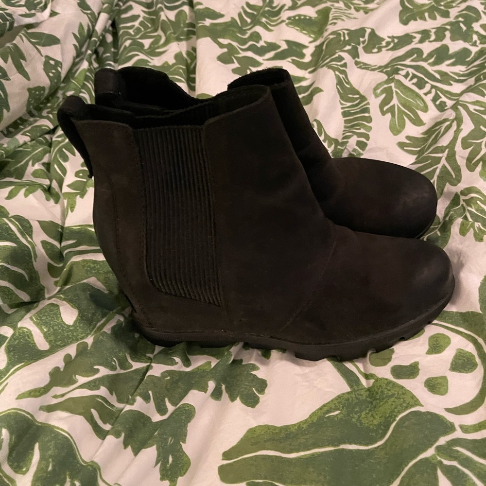 Sorel waterproof Joan of ark black bootie
